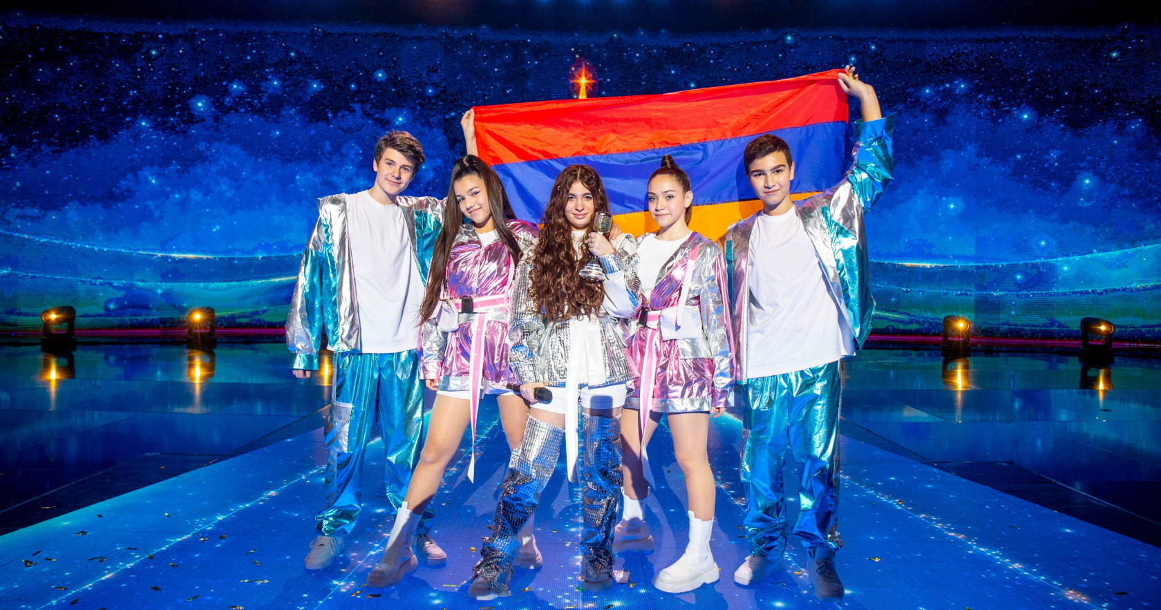 Çocuklar icin Eurovision yarışmasını Ermenistan kazandı